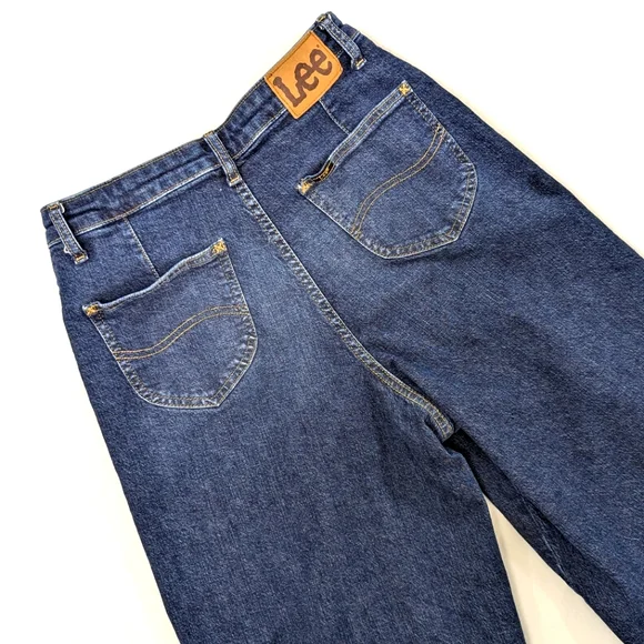 Lee Women's Wide Leg Jeans - Classic Blue - Picture 5 of 6